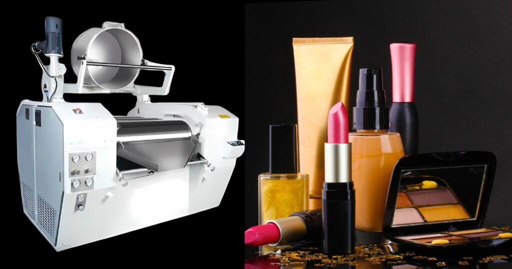 cosmetics three cylinder mill